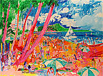 LeRoy Neiman, Diamond Head - Hawaii