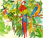 LeRoy Neiman, Birds of Paradise