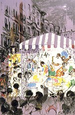 LeRoy Neiman, Harlem Street Jazz Scene