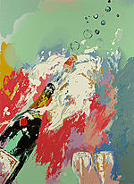 LeRoy Neiman, Champagne, New Years Eve