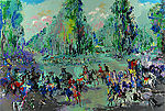 LeRoy Neiman, Hunt Rendezvous (Homage to Oudry)