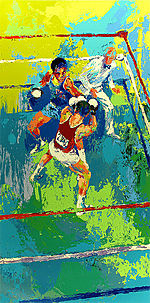LeRoy Neiman, Olympic Boxing, Moscow 1980