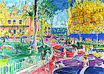 LeRoy Neiman, Place du Casino, Monte Carlo