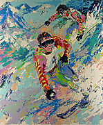 LeRoy Neiman, Skiing Twins