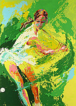 LeRoy Neiman, Backhand (Chris Evert)