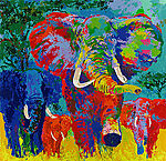LeRoy Neiman, Elephant Charge
