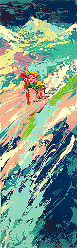 LeRoy Neiman, Downhill Skier