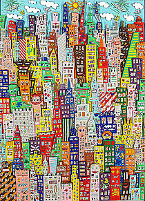 James Rizzi artwork list sortable by title, year, type, medium, or 