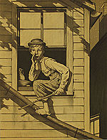 Norman Rockwell, Out of the Window