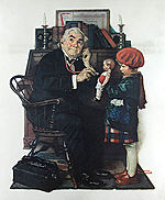 Norman Rockwell, Doctor and Doll
