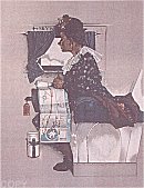 Norman Rockwell, First Airplane Ride