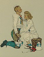 Norman Rockwell, Football Hero