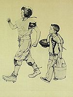 Norman Rockwell, Football Mascot