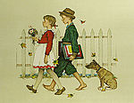 Norman Rockwell, School Walk