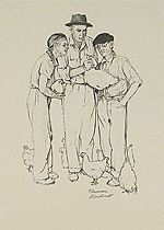 Norman Rockwell, Three Farmers