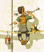 Norman Rockwell, The Kiss