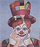 Crazy Quilt Clown by Red Skelton