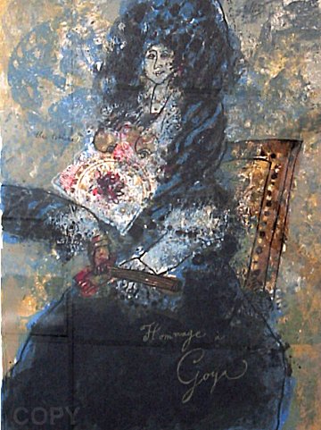 Theo Tobiasse, Hommage to Goya