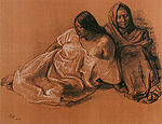 Francisco Zuniga, Mujeres Sentadas (Seated Women)