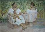 Francisco Zuniga, Yucetecas en el Parque (Yucatecan Women in the Park)