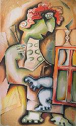 Alexandra Nechita, Maestro in the Studio