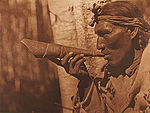 Edward S. Curtis, Plate 623 - The Moose Hunter - Cree