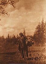 Edward S. Curtis, Plate 625 - Moss for the Baby - Bags - Cree