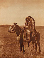 Edward S. Curtis, Plate 629 - Chief Hector - Assiniboin