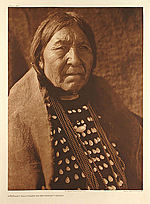 Edward S. Curtis, Plate 650 - Stsimaki (Reluctant-to-be-Woman) - Blood
