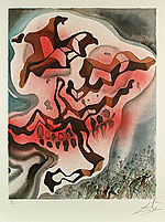Salvador Dali, Yea Though I Walk...
