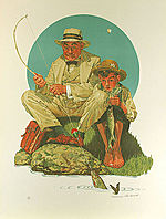 Norman Rockwell, Catching the Big One