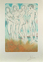 Salvador Dali, The Judgement of Paris