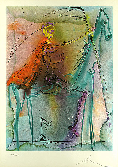 Salvador Dali, Le Chevalier de la Mort (Cavalier of Death)