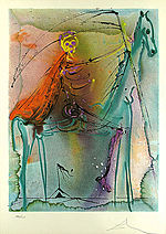 Salvador Dali, Le Chevalier de la Mort (Cavalier of Death)